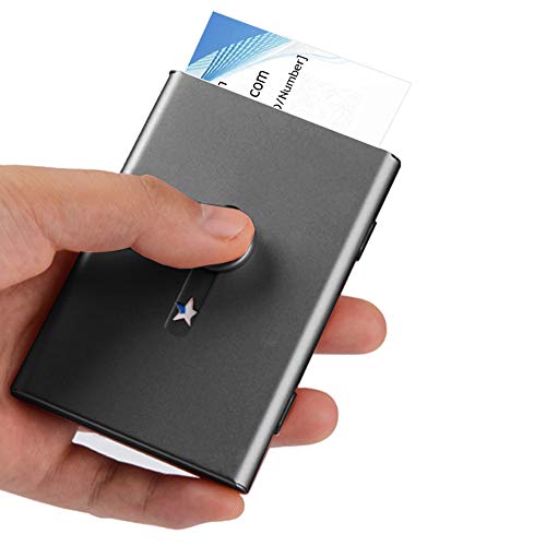 Business Card Holder,Thumb-Drive Business Card Wallet Case for Men and Women