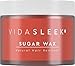 VidaSleek Sugar Wax Hair Remover for Men & Women - 100% Natural, Gentle & Washable Formula at Home Waxing - 10 Oz