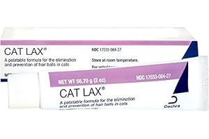 CATLAX Cat lax Dechra 2oz Helps Eliminate and Prevent Hair Balls (Laxatone)