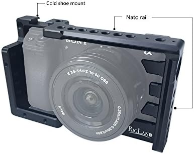 RigLand Camera Cage for Sony A6000 A6300 ILCE-6000 ILCE-6300 NEX7 - 677