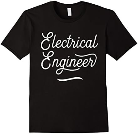 Mens Electrical Engineers Shirts - Engineering Graduation Gift 2XL Black