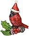 Jim Shore Heartwood Creek JS HWC Fig Cardinal Holly Mini Figurine