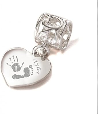 personalised handprint charm
