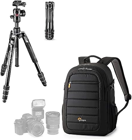Kit de Viagem: Tripé + Mochila, Tripé de Viagem em Alumínio, Kit Twist ALU+Tahoe BP150