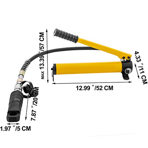 Mophorn Hydraulic Nut Splitter Split Type with Pump Nut Cutter Tool 13
