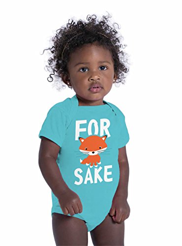 Panoware Bee Funny Baby Bodysuit | for Fox Sake, Caribbean, 0-3 Months - Thumbnail 3