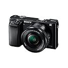 Sony Alpha a6000 Mirrorless Digitial Camera 24.3MP SLR Camera with 3.0-Inch LCD (Black) w/ 16-50mm Power Zoom Lens