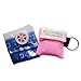 KONMED 50 Pieces CPR Face Shield CPR Mask Keychain with One-way Valve for First Aid or AED Training