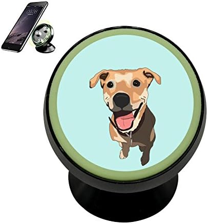 Vehicle Phone Mount Cute Dachshund Holder Magnetic Universal Cradle Stand Car Dashboard Mount Strong Magnets Smartphones Kit Women Men