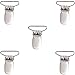 Hold’Em 1” Polished Nickel Plated Clips with SECURE PRONG TO ENSURE MAXIMUM HOLD Perfect For Making Mitten, Suspenders or - 5 Pieces