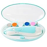 5STARBB Baby Nail Trimmer, 6 in 1 Baby Nail File - LED Light Electric Baby Nail Clipper with 6 Interchangeable Grinding Head, Fingernails and Toes Nail Trimmer Polish Manicure Kit for Newborn, Toddler