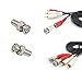 Hosyl RCA Female Jack to BNC Male Plug Adapters Pack of 10