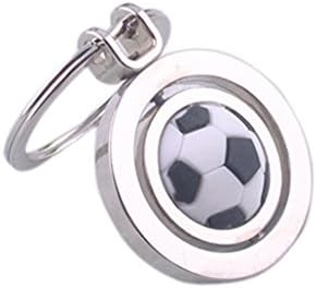 Leather Metal Soccer Keychain Football Keychain Key Chains Keyring Keyfob Ideal Gift for Football Fans
