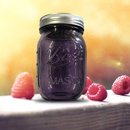 Centaurus AZ Mason Jars with Regular Mouth Canning Glass or Jar Lids-Air Tight Containers-16oz-Set of 6 Transparent Jars - Image 5