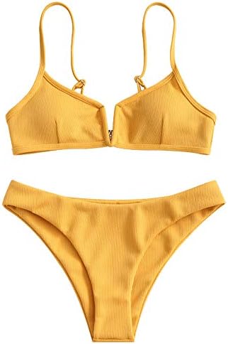 high cut cami bikini set