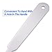 4 Pack Letter Opener Stainless Steel Lightweight Hand Envelope Slitter, Silver