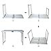 AceLife Folding Picnic Table with Umbrella Hole and 4 Folding Stools