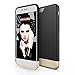 iPhone 6S Case - Maxboost [Vibrance S] iPhone 6 6S Case (4.7 Inch) Slider Style Protective Soft-Interior Scratch Protection Finished Hard Cases Cover - Black/Champagne Gold