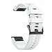 ANCOOL for Fenix 7X/Fenix 6X/Fenix 5X/Fenix 8 51mm Watch Band 26mm Quickfit Bands Compatible with Fenix 6X Pro/7X Pro/5X Plus/3/Descent MK 2/2i/MK 3 51mm Smartwatch(White)
