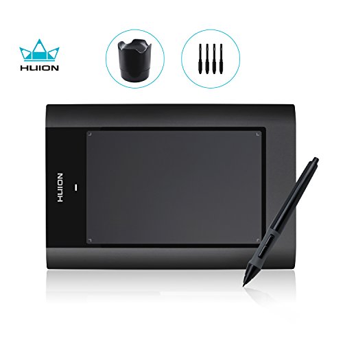 HUION 8'' x 5'' Graphics Drawing Pen Tablet - 580 (Black)