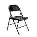 OFM ESS Collection Multipurpose Metal Folding Chair, Pack of 4, in Black (ESS-8200-BLK)
