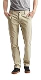 Aeropostale Men's Solid Slim-Straight Flat-Front Chinos