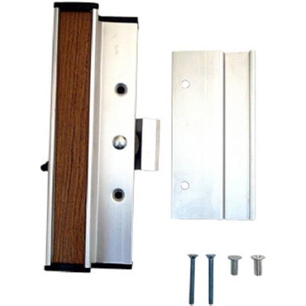 SlideCo 14538 Sliding Door Hardware Handle Set, Aluminum Home