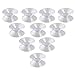 Suction Cup, Double Sided Suction Cups Suction Cups Without Hooks Sucker Pads for Glass Plastic - Pack of 10 (30mm)