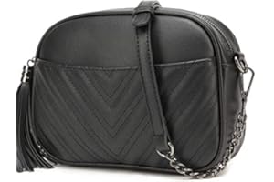lola mae Quilted Crossbody Bag, Trendy Design Shoulder Purse