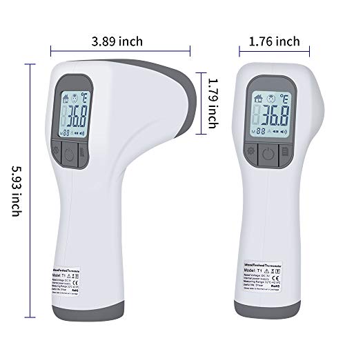 Infrared Thermometer Gun Accurate Forehead NonContact Digital Body