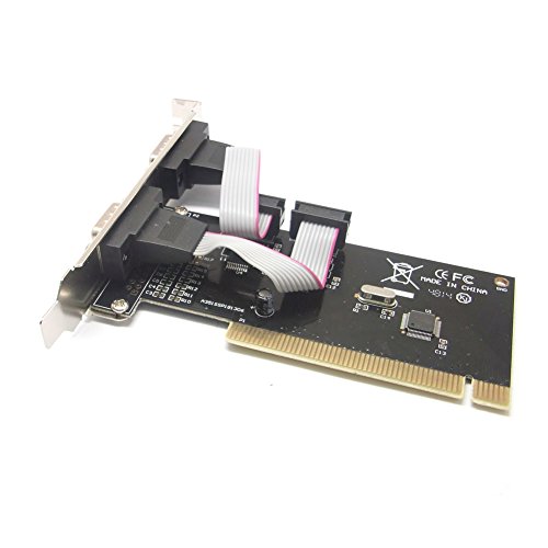 Sienoc 2 Dual RS-232 RS232 DB9 9 Pin Serial Port to PCI I/O Controller Card Adapter with WCH351 Chipset - Thumbnail 2