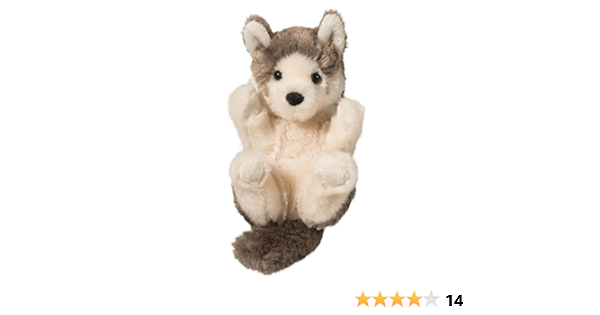 Douglas Gray Wolf Lil' Handful Plush 