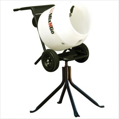 Multiquip MC3SEA Concrete Mixer, Steel Drum, 0.75 hp, 115V Single Phase Electric Motor, 3cf Drum Capacity