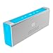 iNACU iNACU-221 NFC Enabled Easy Pairing Wireless Waterproof IPX5 Portable Bluetooth Speaker,18 Cores Hifi Aluminum Durable Uni-body, 8-12 Hrs. Hands-free Call with Noise Cancellation - Blue