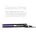 Xtava Goddess Hair Flat Iron Aurora - 1 inch Ceramic Tourmaline Plate Hair Straightener - Hair Styling Tool for All Hair Types with Infrared Rapid Heat Up Technology & Digital LCD Temp Control Display