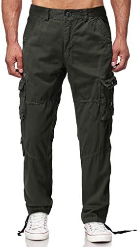 Mens Tactical Pants Elastic Waist Lightweight Outdoor Quick Dry Work Casual Jogger Cargo Sweatpant