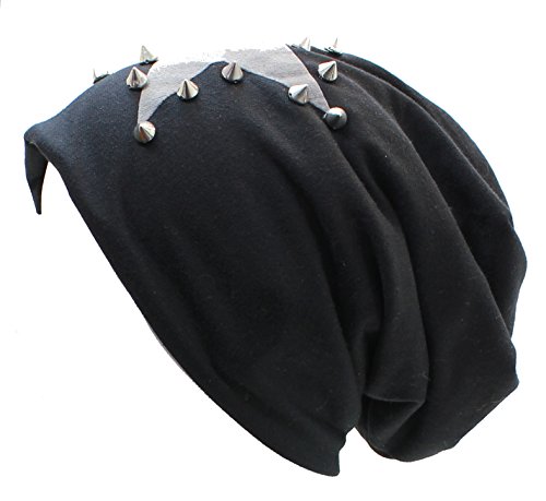 AN- Unisex Edge Spiked Studded Soft 
