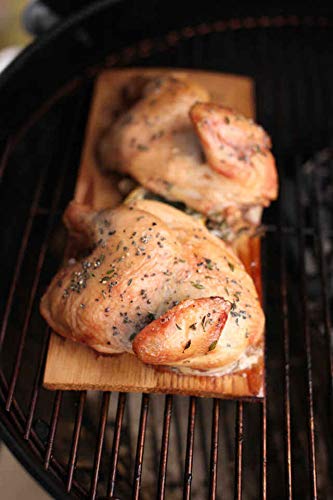6 Pack Cedar Grilling Planks - Adds Smoky Cedar Flavor to Salmon, Chicken, Veggies More.
