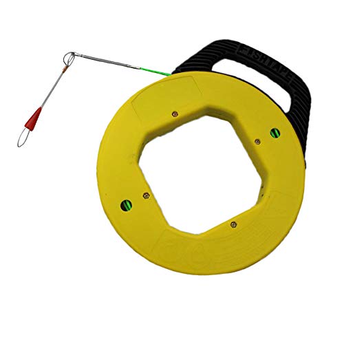 Electrical Fish Tape Case Wire Puller with 2pcs Fastener tool 4.3mm x 82 Feet - Thumbnail 3