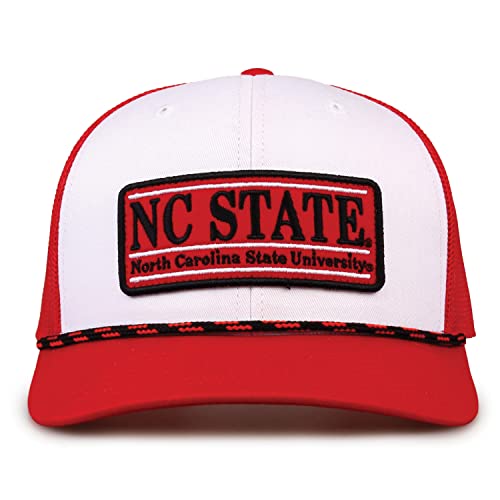 The Game NCAA Licensed NC State Wolfpack Rope Trucker Hat, North Carolina State…