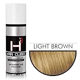 Hair Cubed® - Light Brown, Hair Building Fiber Spray -(Water Proof) Lasts 2 - 5 Months
