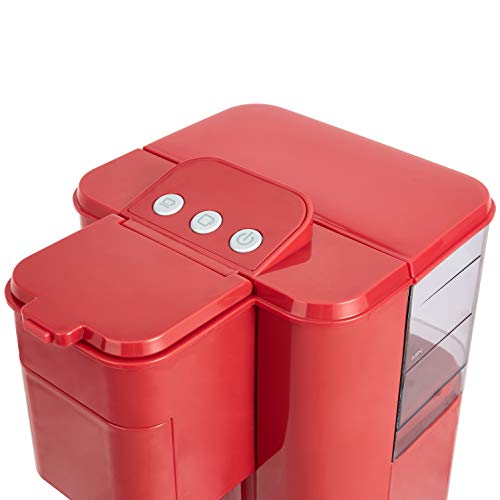 Amazon Basics Single Serve Capsule Coffee Maker, Red Pricepulse