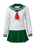 Cosfun Inuyasha Higurashi Kagome Cosplay Costume mp001838 (US-XS)