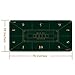 SLOWPLAY Nash Texas Hold'em Poker Mat | Portable Poker Table Top with Art Deco Layout Print,70 x 35 Inch, Smooth Premium Surface, Noise Reduction, and Carrying Tube for Games Everywhere