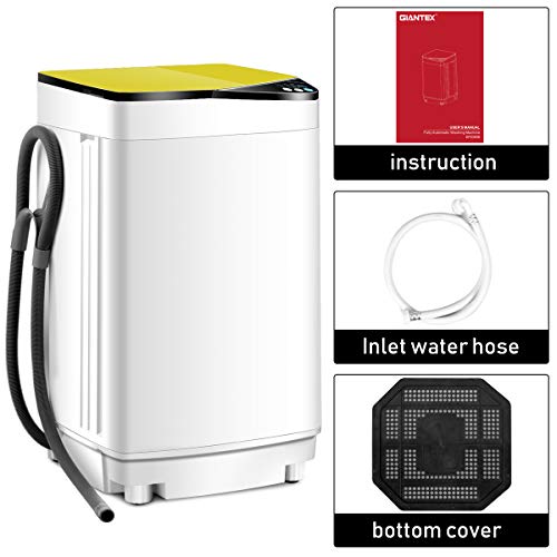 Giantex FullAutomatic Washing Machine Portable Washer and Spin Dryer 7