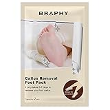 BRAPHY Callus Removal Foot Pack Foot Mask Baby Foot Deep Exfoliation for Feet peel Foot Peeling for Dry and Dead Skin