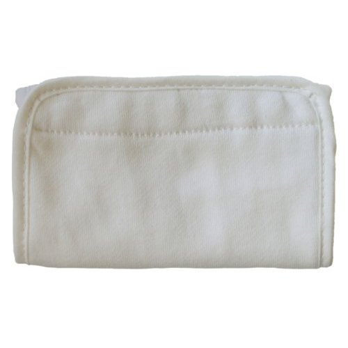 ERGO Teething Pads with Snaps for Baby Carriers - Cream 2 Pack