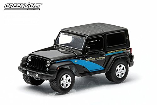 2012 JEEP WRANGLER / GENEVA, ILLINOIS * 2015 Hot Pursuit Series 15 * Greenlight Collectibles 1:64 Scale Limited Edition Die-Cast Vehicle