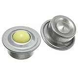 Nylon Ball Transfer Unit KangTeer 8pcs 3/5'' 13kg/28Lbs Universal Ball Bearing Casters Mounted Bearing Transfer Bearing