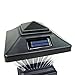 8 Pack Black Outdoor Garden 4 x 4 Solar LED Post Deck Cap Square Fence Light Landscape Lamp Lawn PVC Vinyl Wood